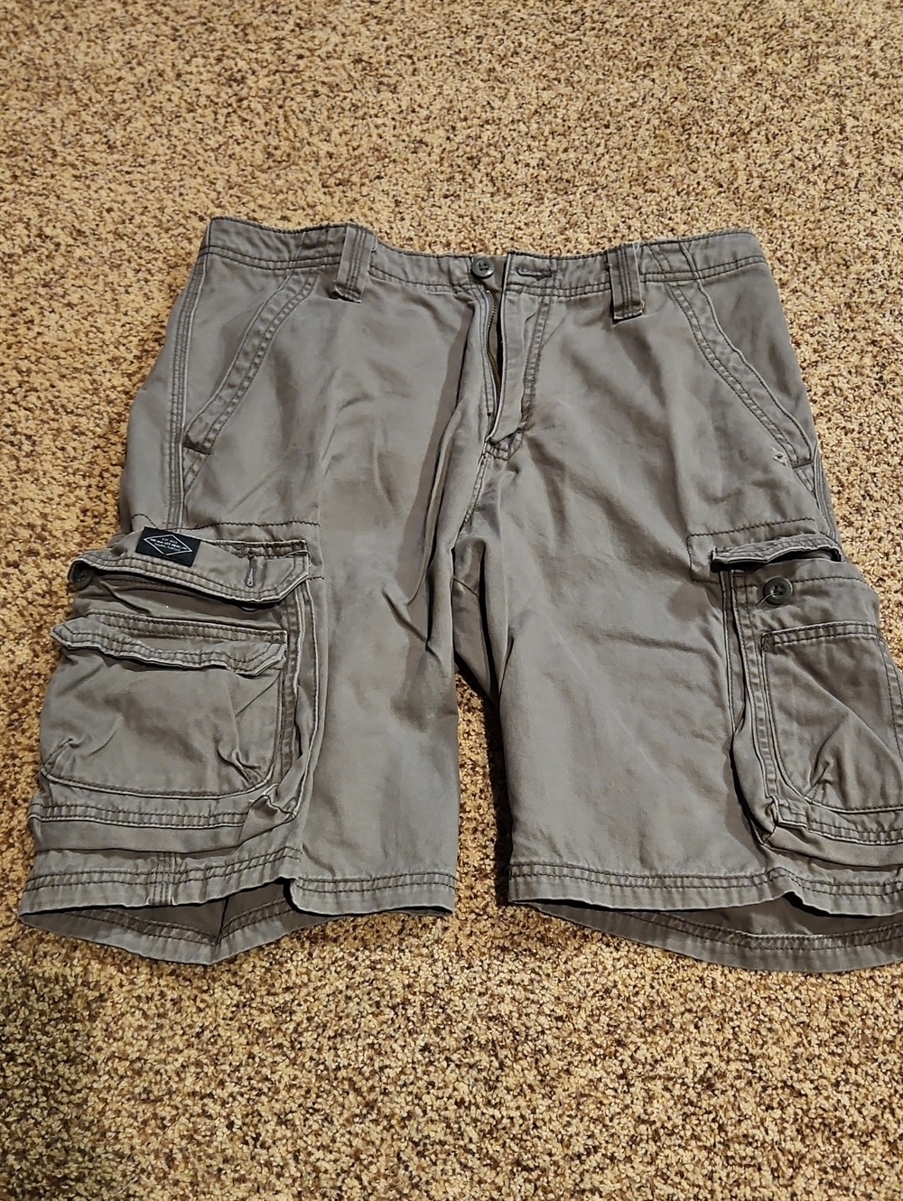 Lee Men's Cargo Shorts in Gray